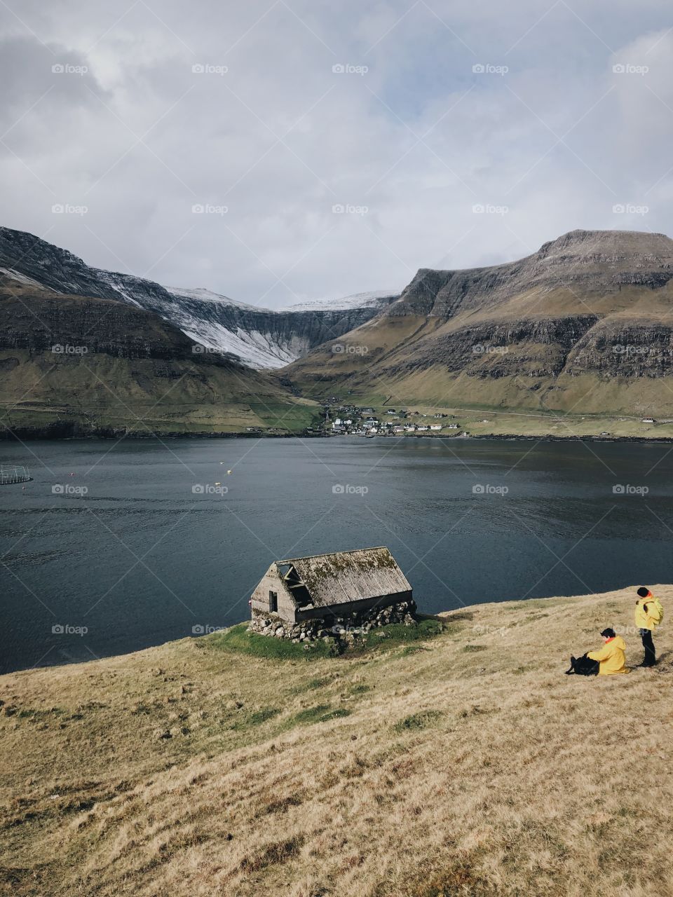 Abandoned house on the Faroe Islands 
