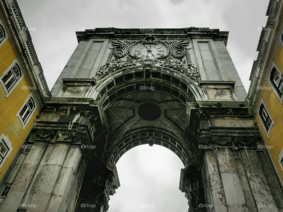 Rua Augusta Arch. Rua Augusta Arch, Lisbon, Portugal