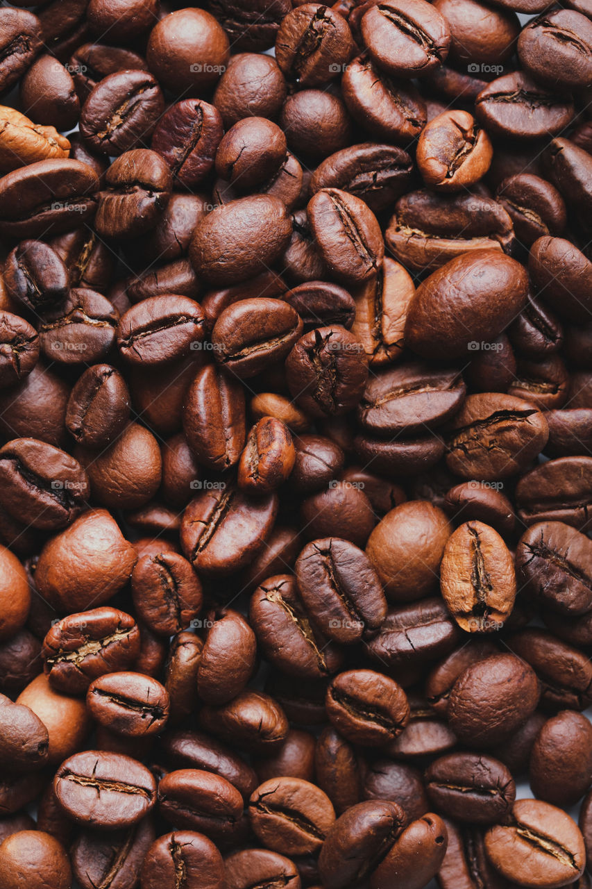 Coffee beans background