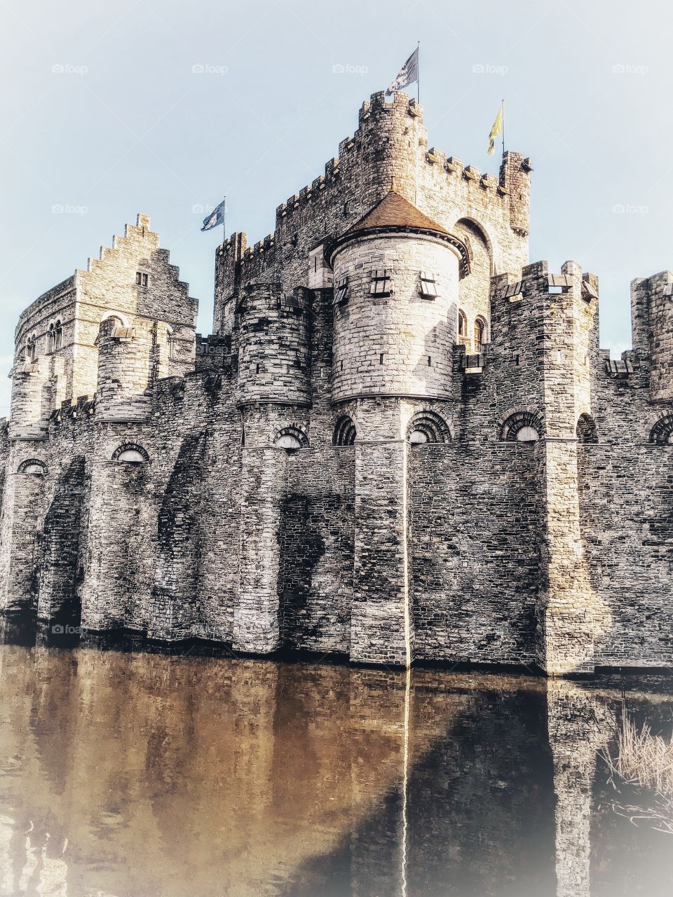 12th century fortress Gravensteen / Castle of the Counts - Ghent, Belgium