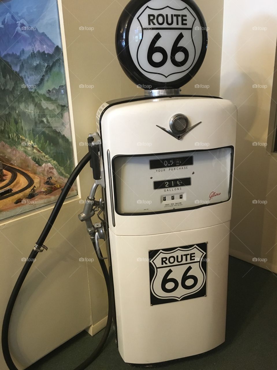 Route 66 Gasoline Pump
