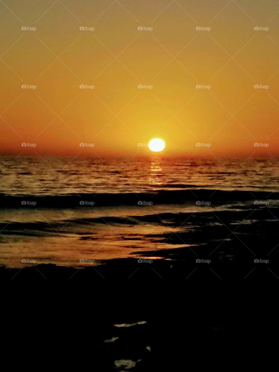 An amazing sunset in the region of Ifni,Morocco