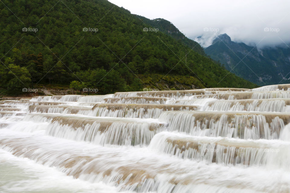 BaiShui river,jade dragon snow mountain,LiJiang,YunNan,China 