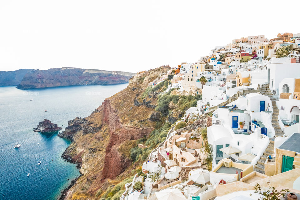 Famous Greek Island Santorini