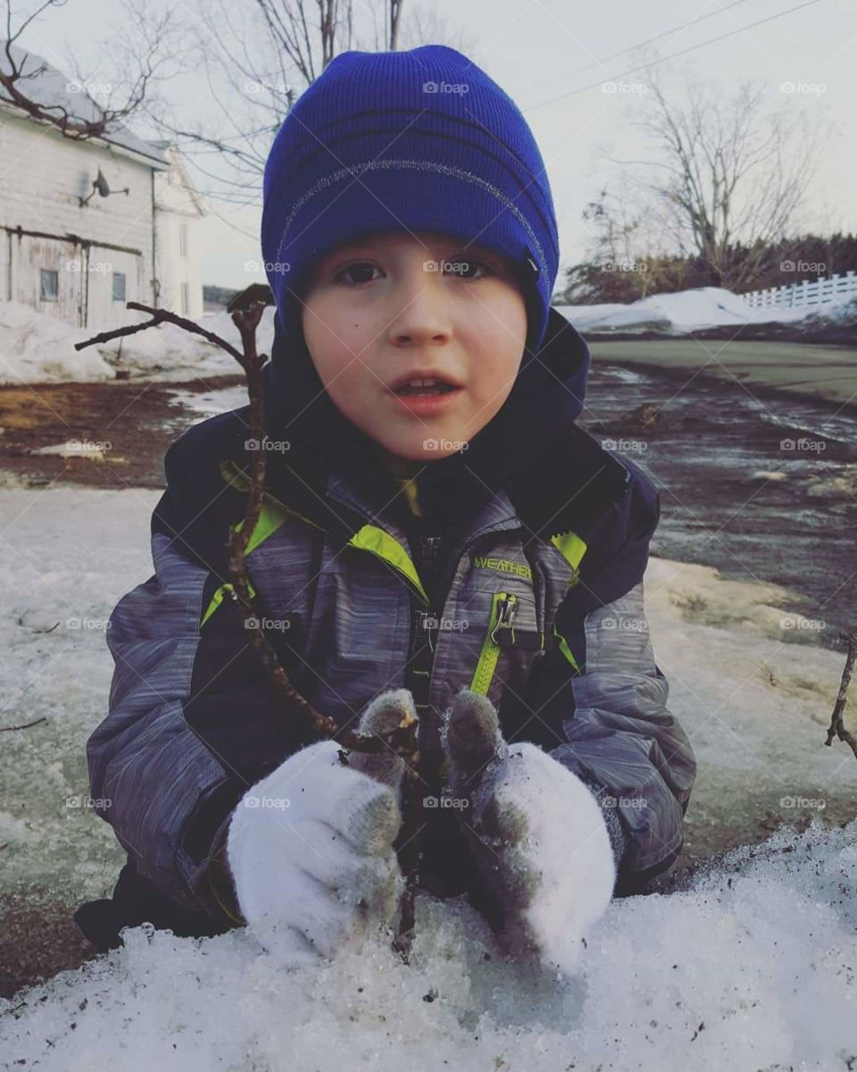 From winter to spring.