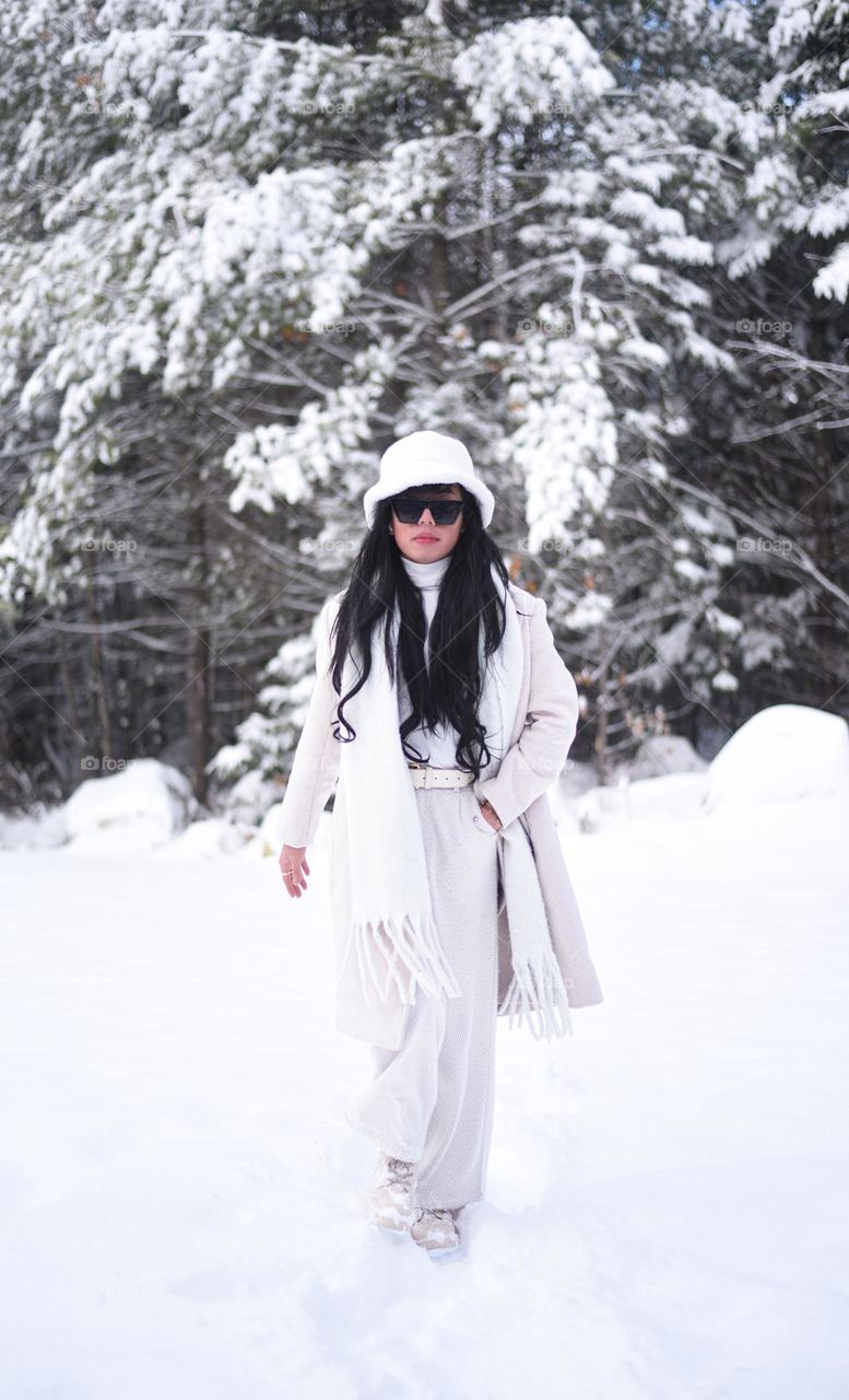 All white this winter season!