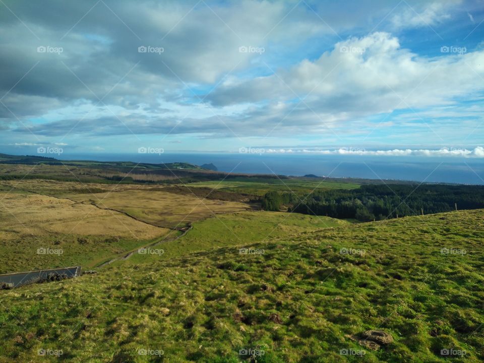 Landscape view of the island