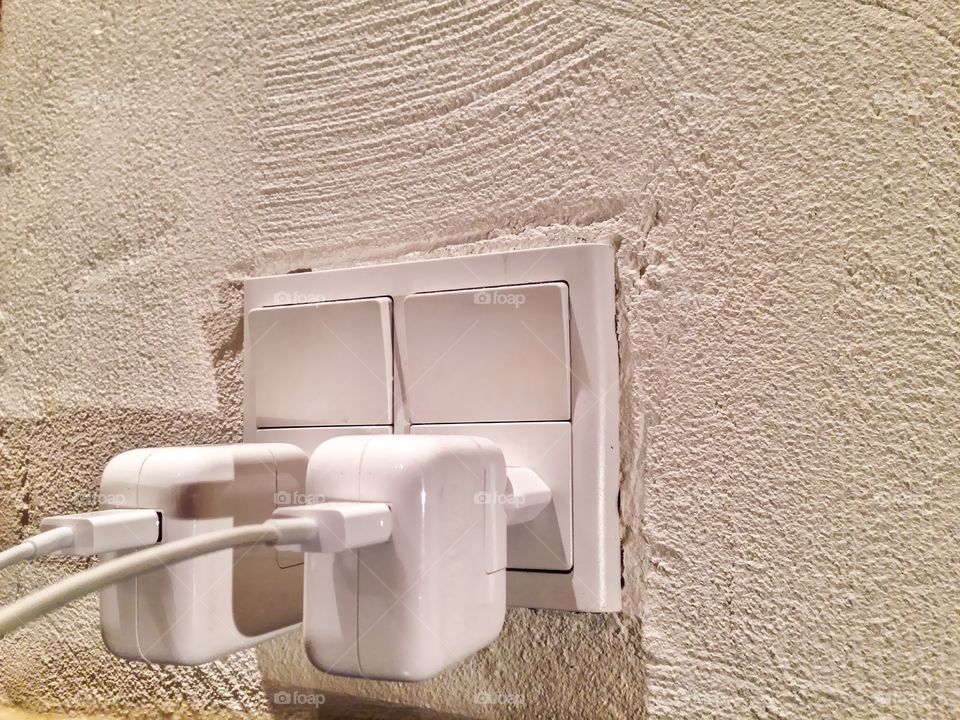 Plug in plug out.  Electricity is important in the world today.