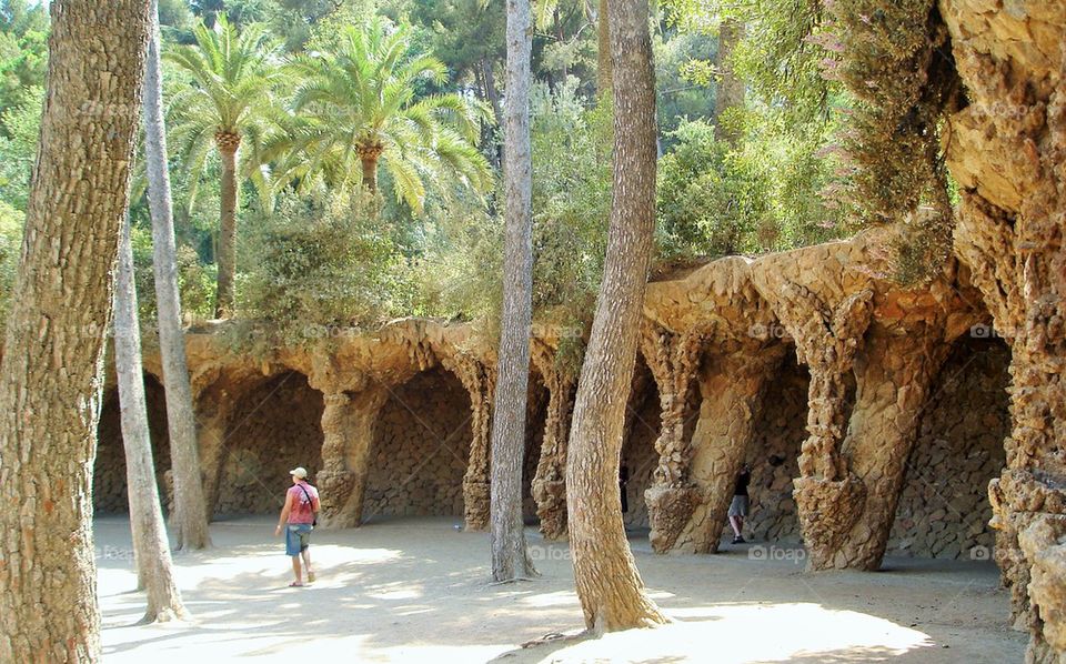 Walking around in Barca