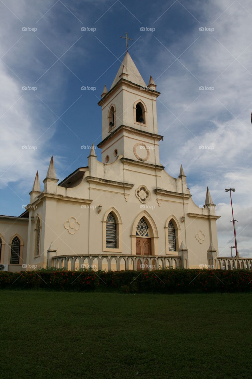 Catedral de Sant'Ana e São Sebastião - Coari, Amazonas, Brasil.