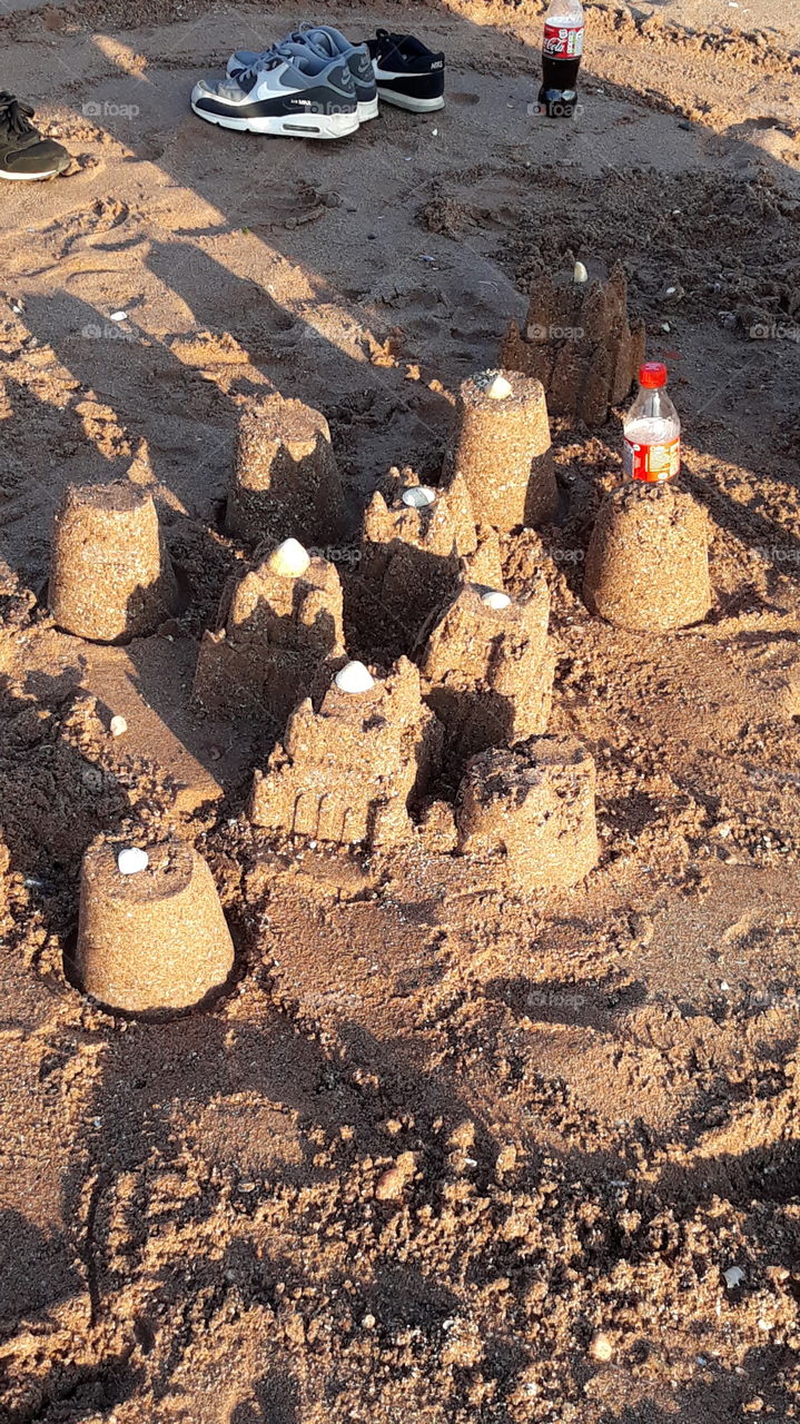 just a little sand castle on a little Scottish beach 🏴󠁧󠁢󠁳󠁣󠁴󠁿