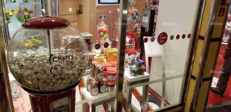 Candy Store on Cruise Ship to Bermuda