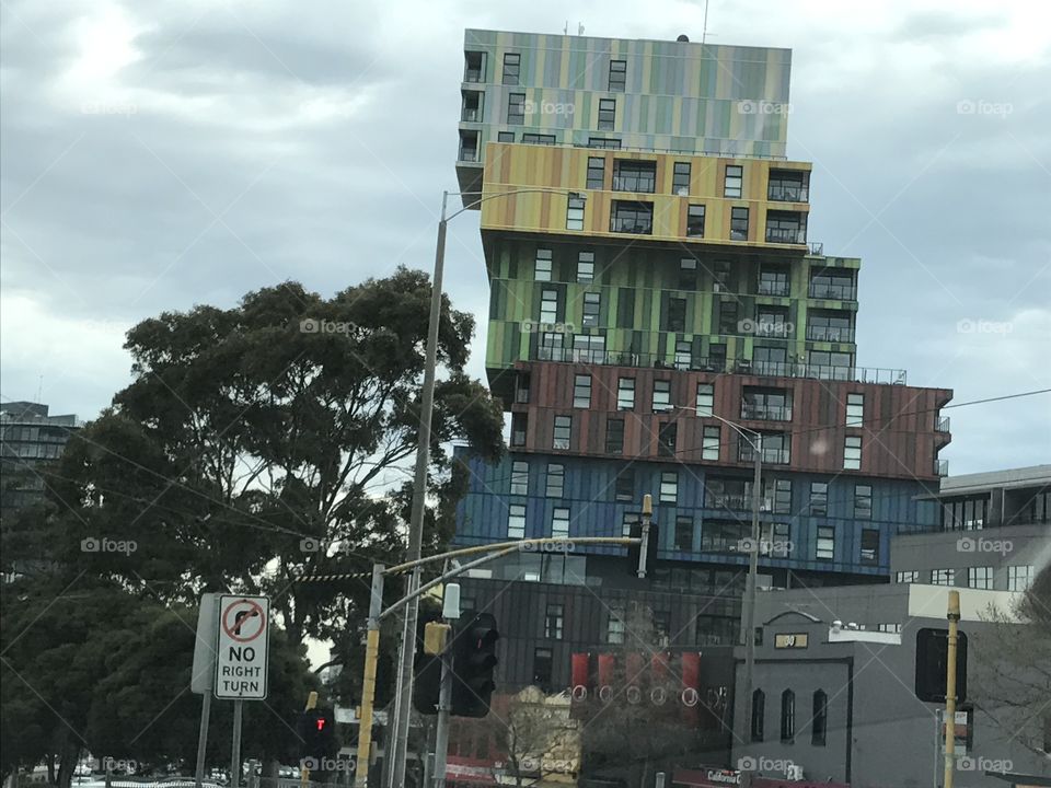 View of the building on Brighton Road Melbourne Australia 