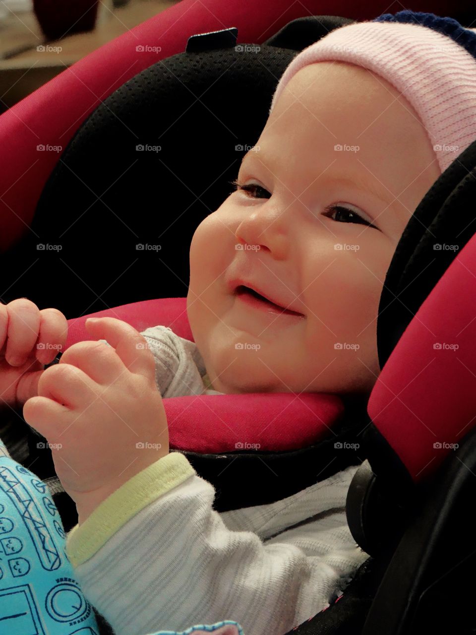 Baby In A Car Seat