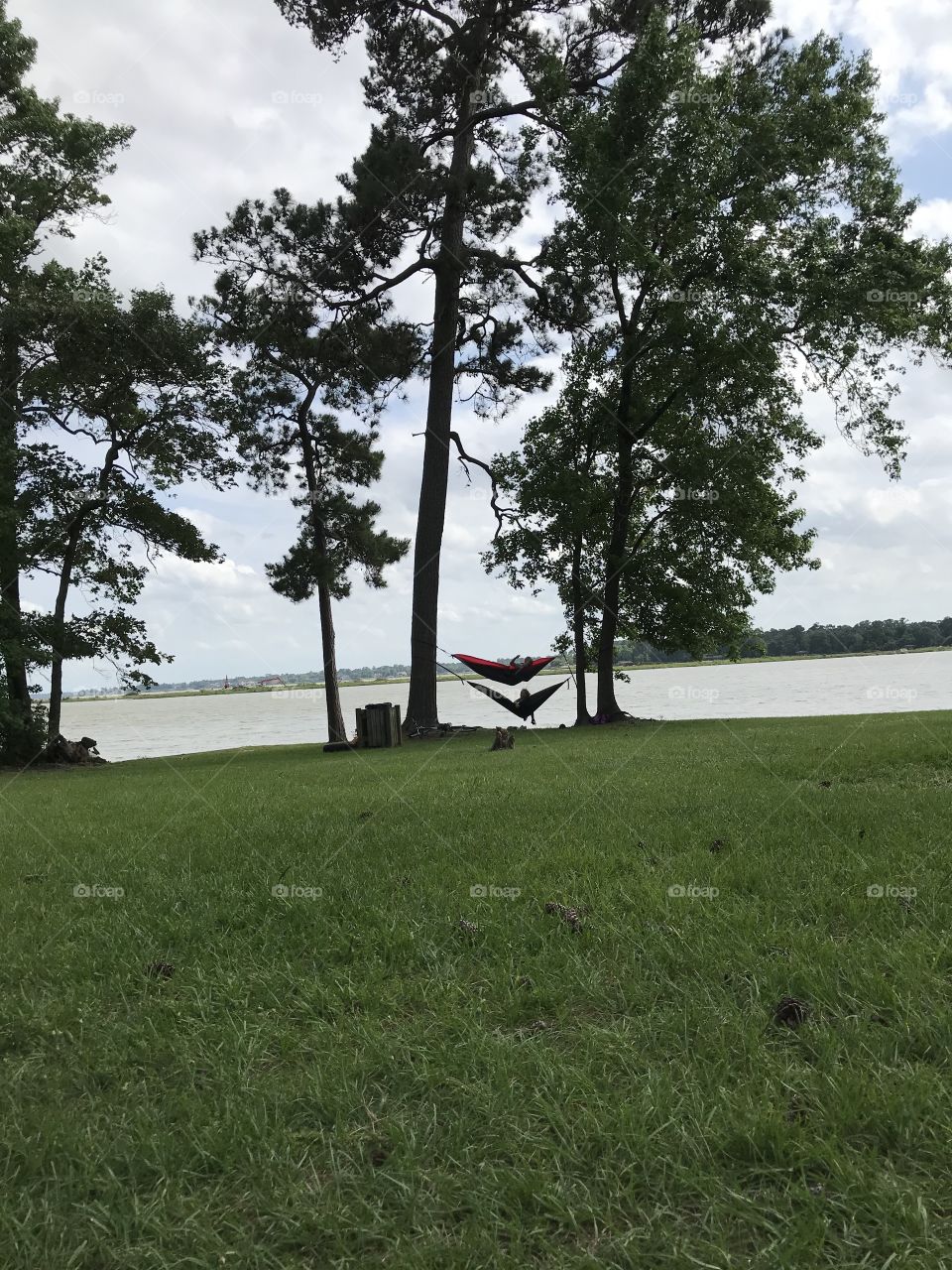 Hammocks by the lake