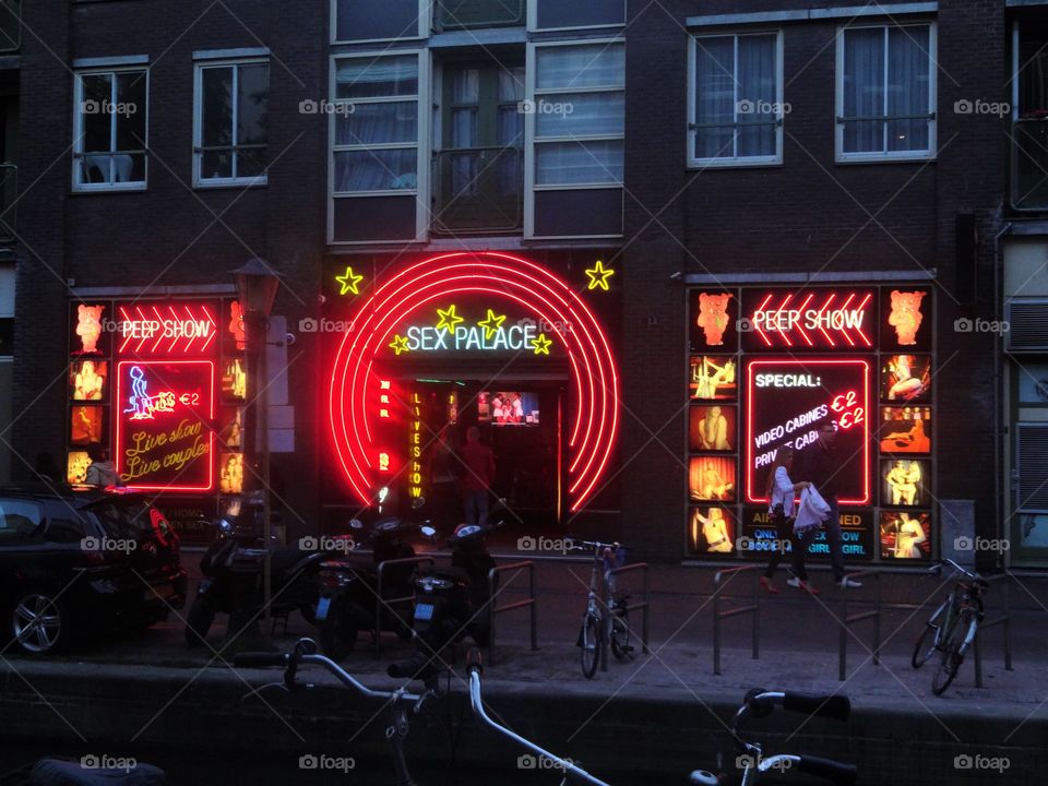 only in Amsterdam red zone