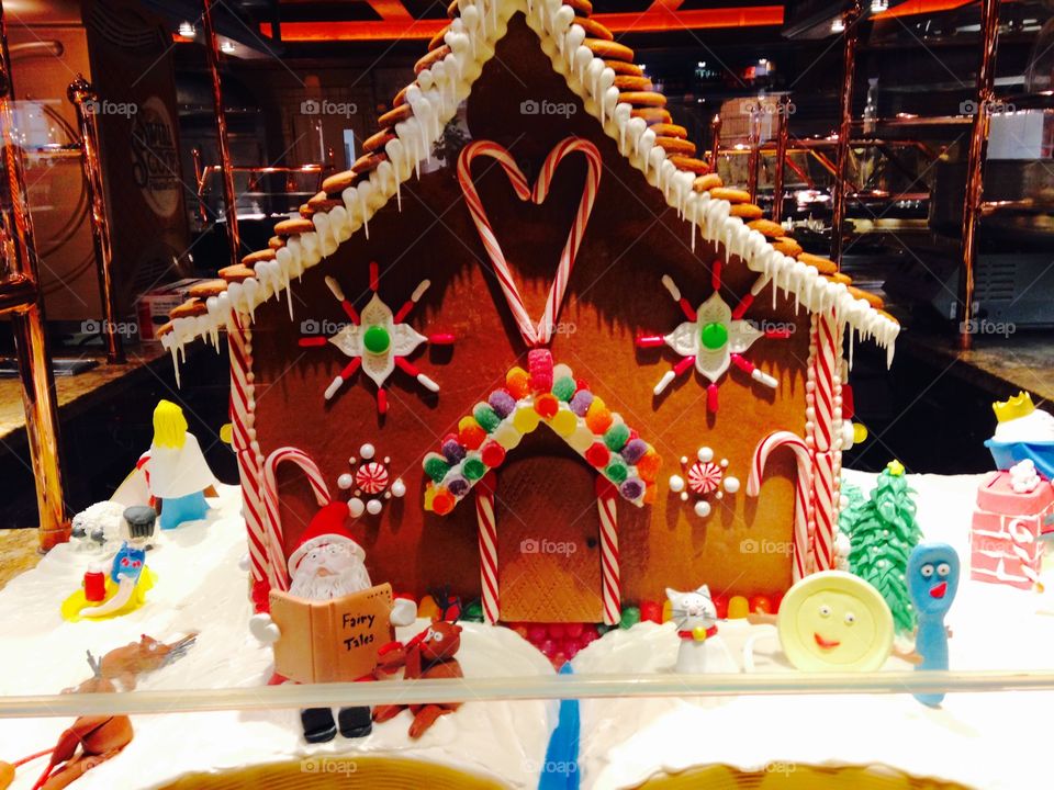 Christmas gingerbread house
