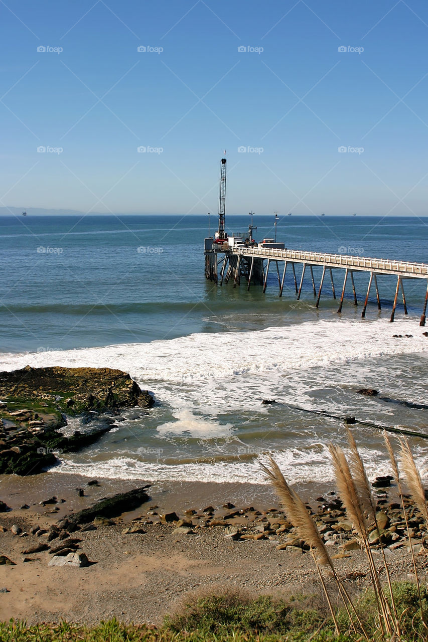 beach ocean sky nature by hlehnerer