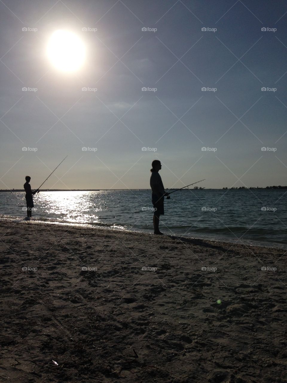 Brothers fishing 