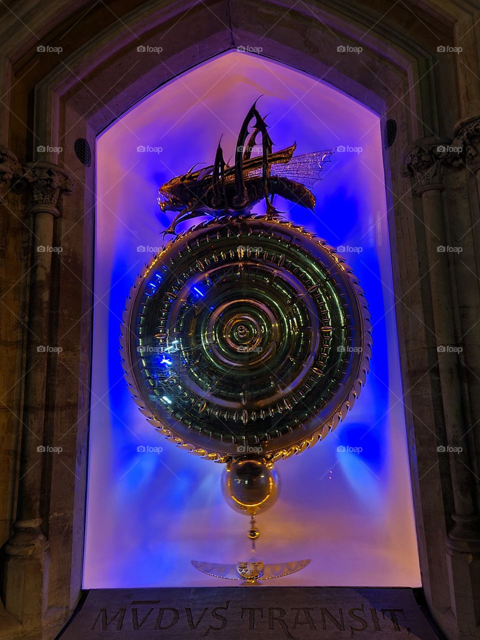 Grasshopper at Cambridge at nightime