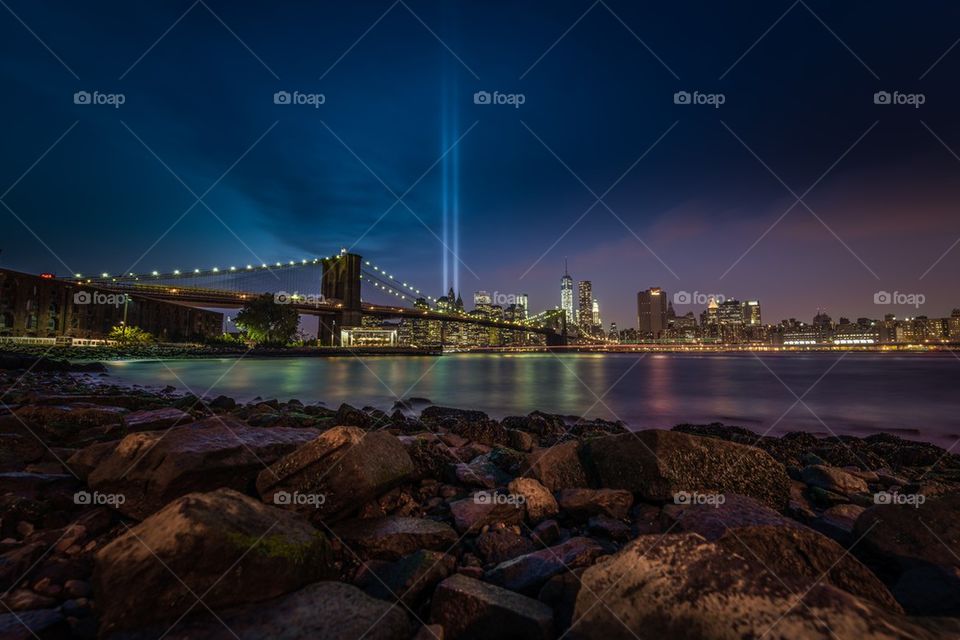 Tribute in lights NYC