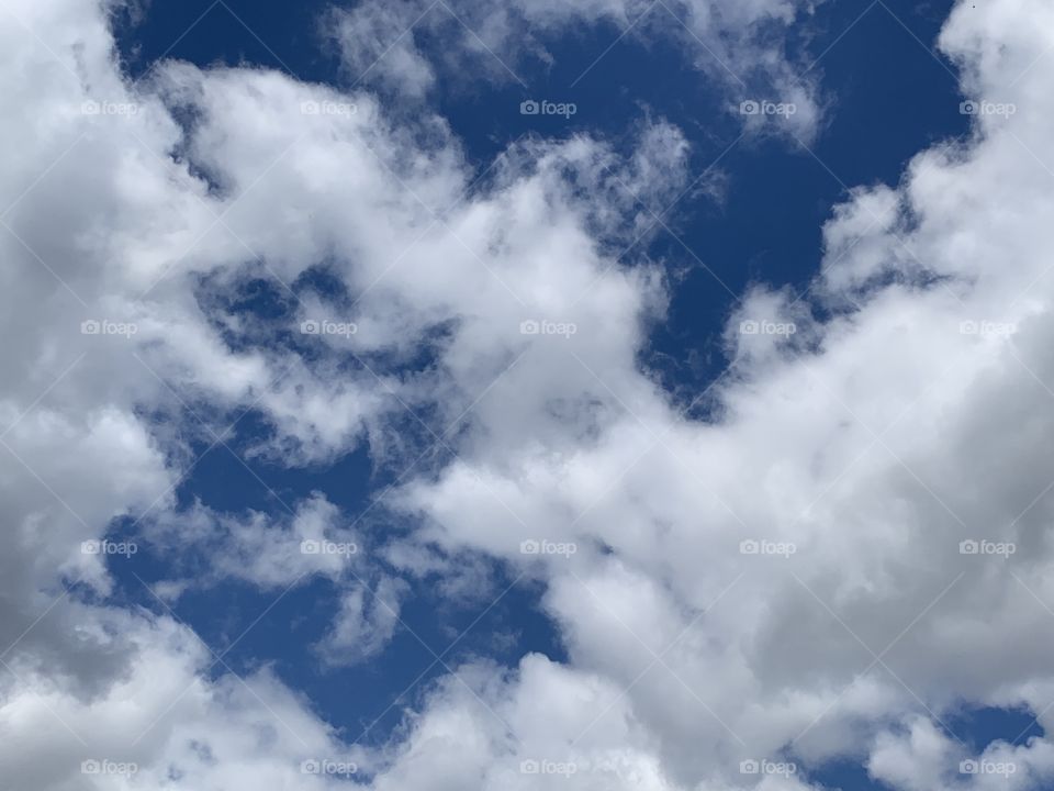 Clouds and blue sky