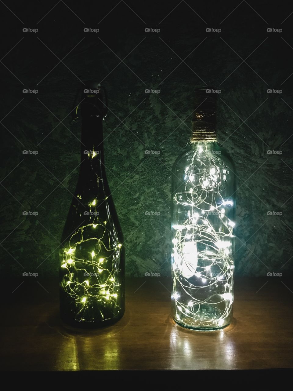 Lights in bottles 