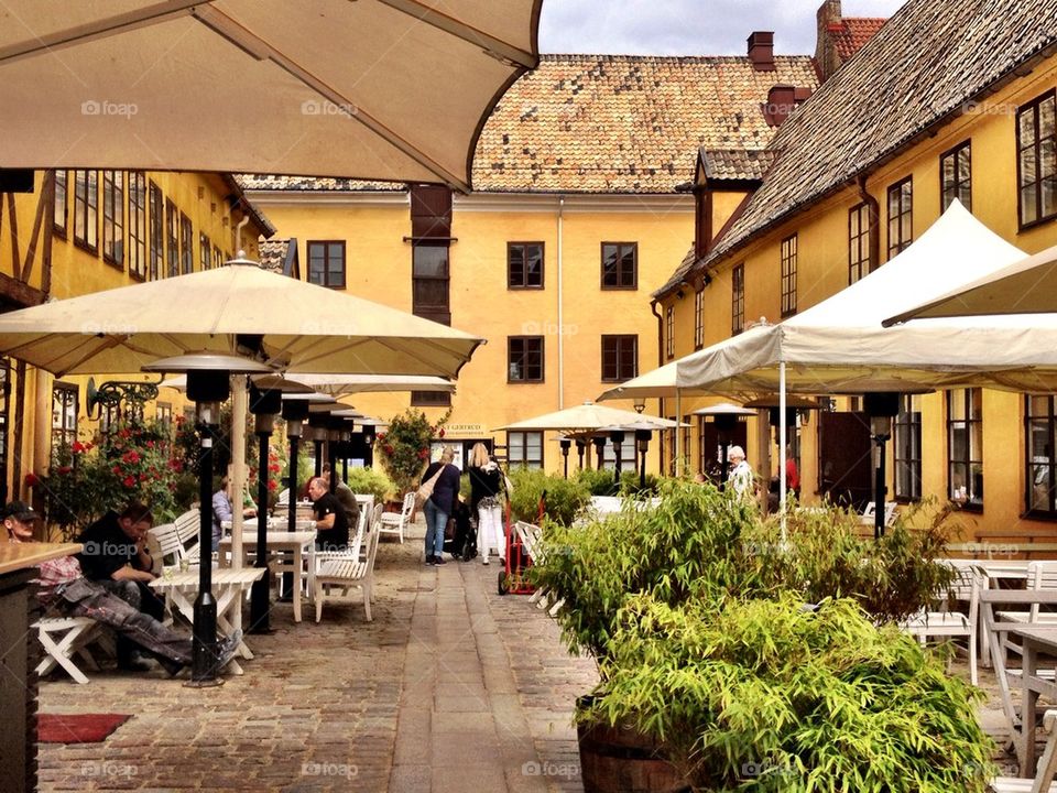 A backyard in Malmö