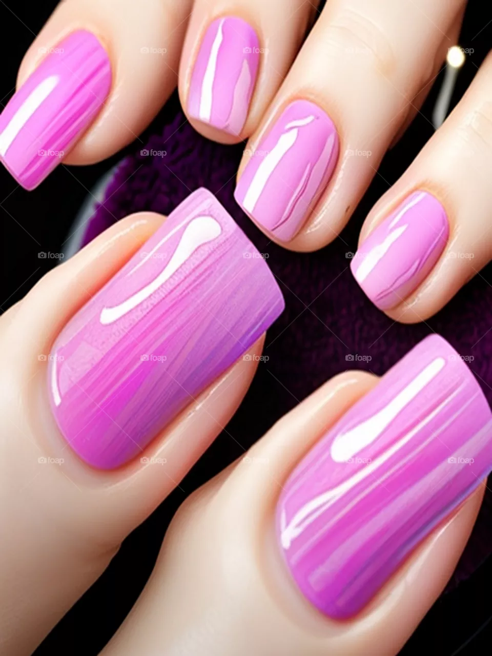 Dyeing on nails