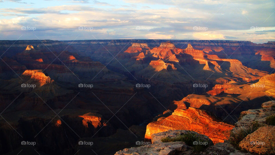 sky rocks grand canyon by maza