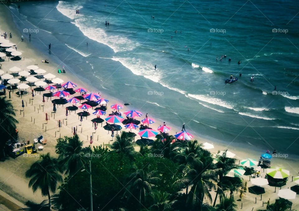 A Beach at Cartagena, Columbia