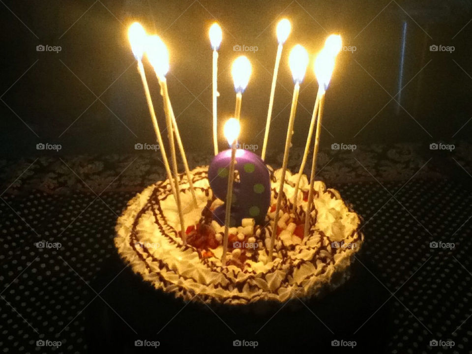 birthday cake candles fire by bherna05
