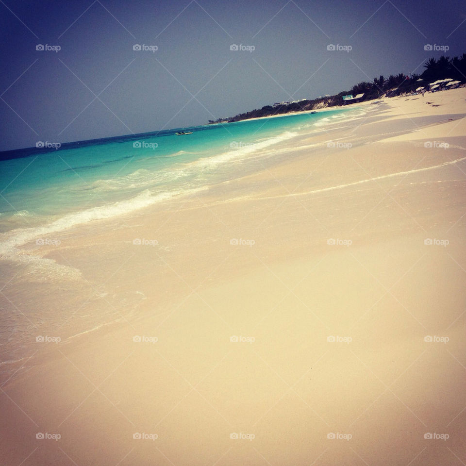 anguilla beach blue sand by M-zio18