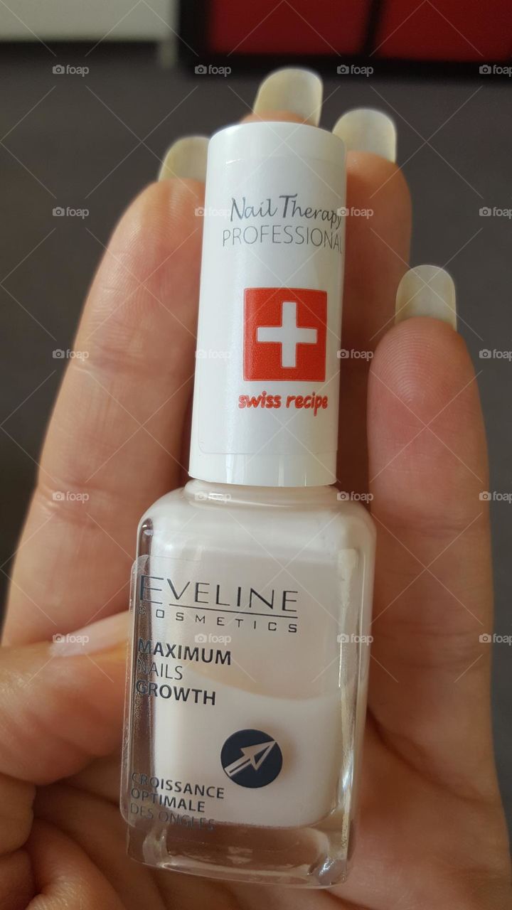 Nail Therapy professional Eveline cosmetics maximum nails growth. It's my favourite and the best cosmetic product for amazing nails.