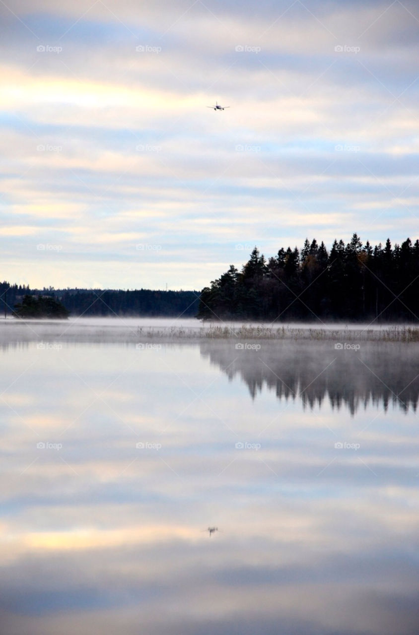 forest lake autumn sjö by paula