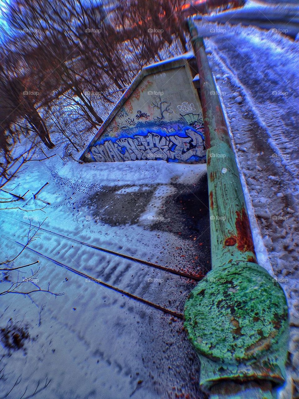 wrong side of the tracks