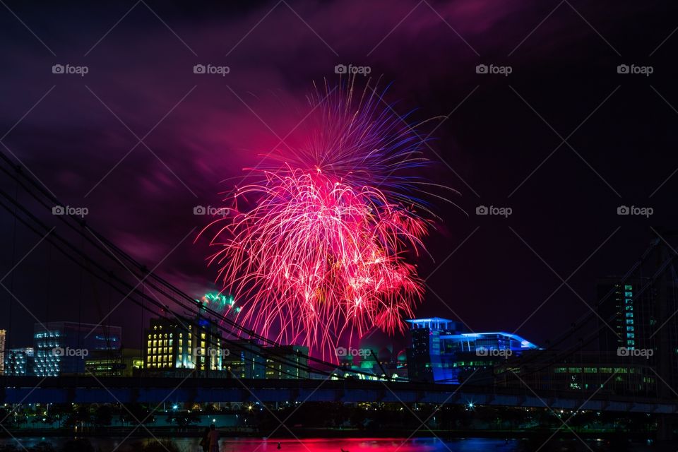 Fireworks at New Year Celebration