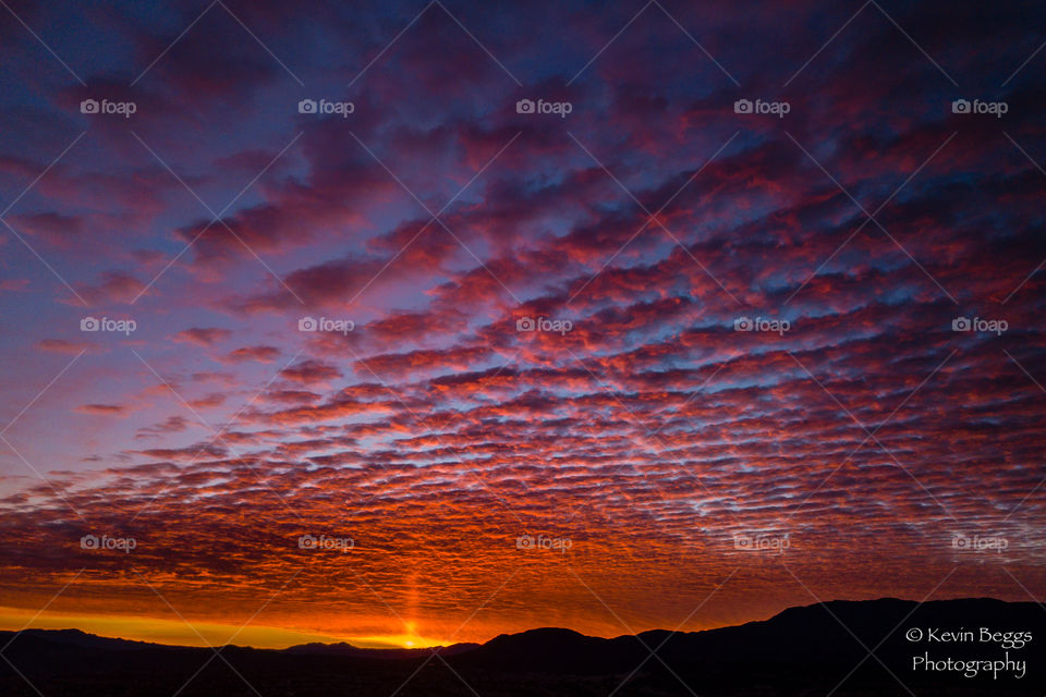 Sunrise over Temecula California 