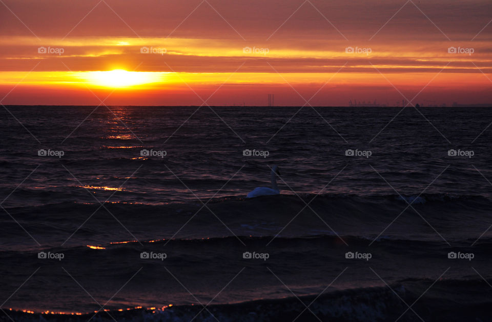 Sunrise over the Baltic Sea 