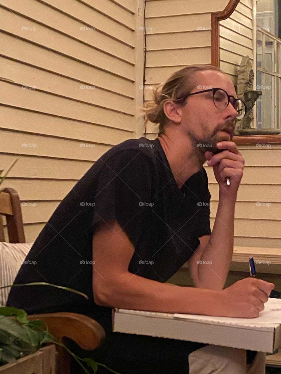 The thinker a self-portrait