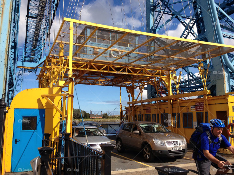 united kingdom river bridge ferry by strddyeddy