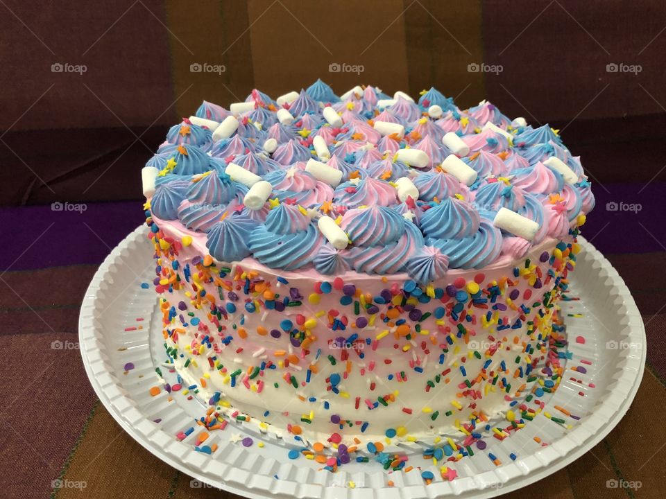 More and more cakes that I love makes rainbow cake