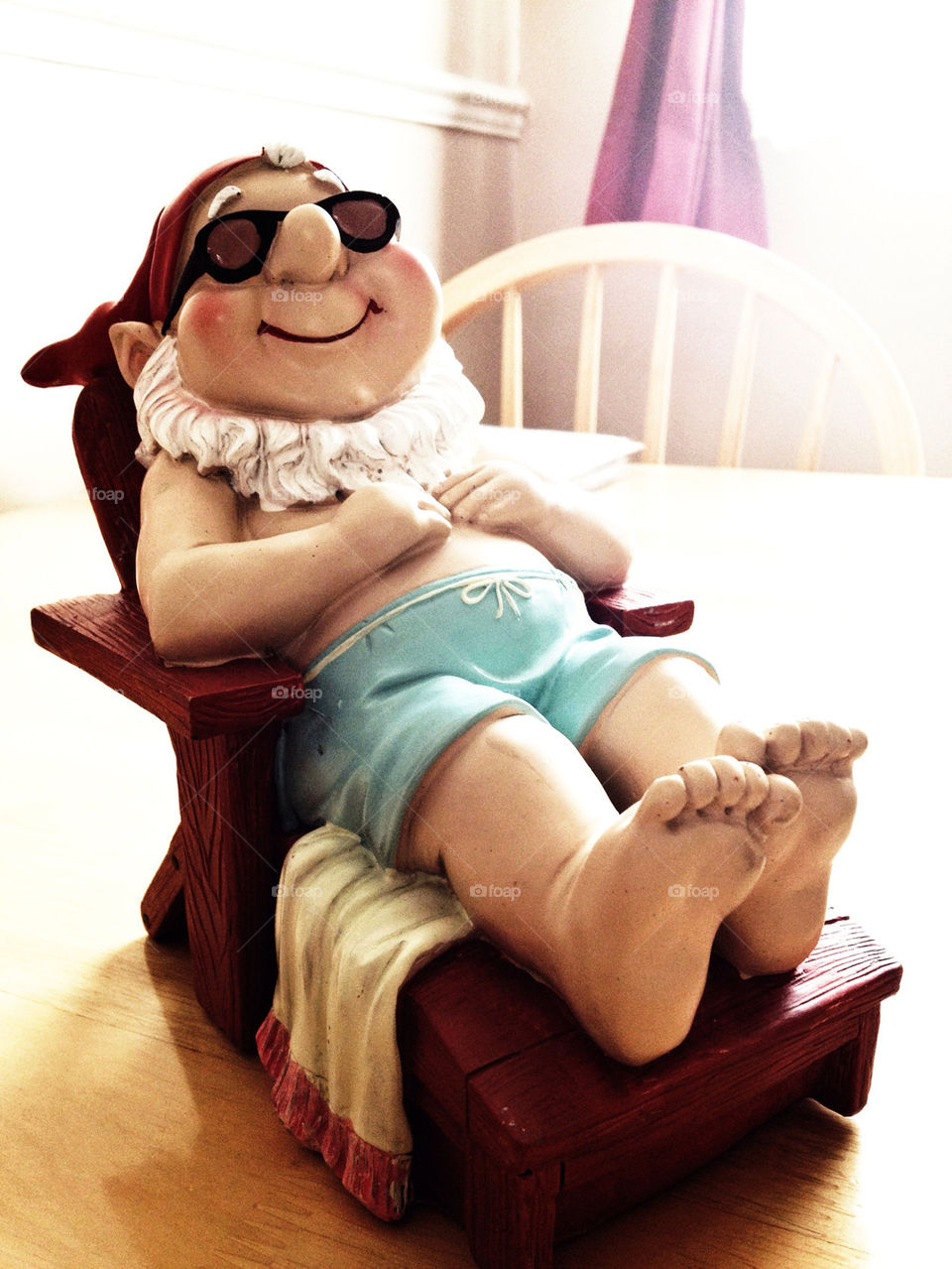 Chilling gnome