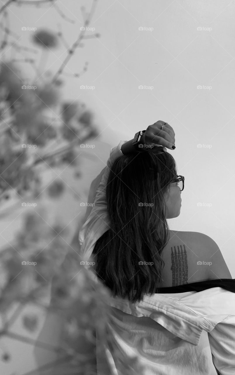 A women with Sak Yant tattoos 