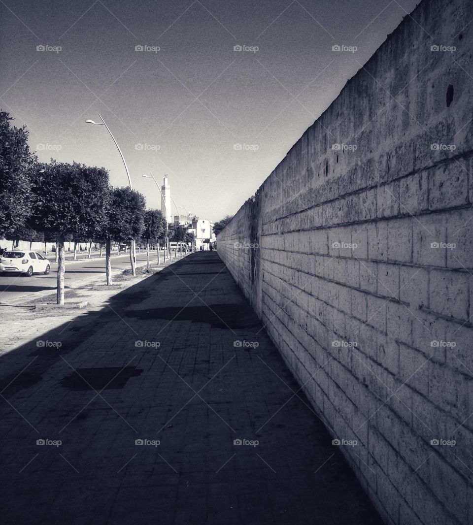 Leading lines to the mosque 