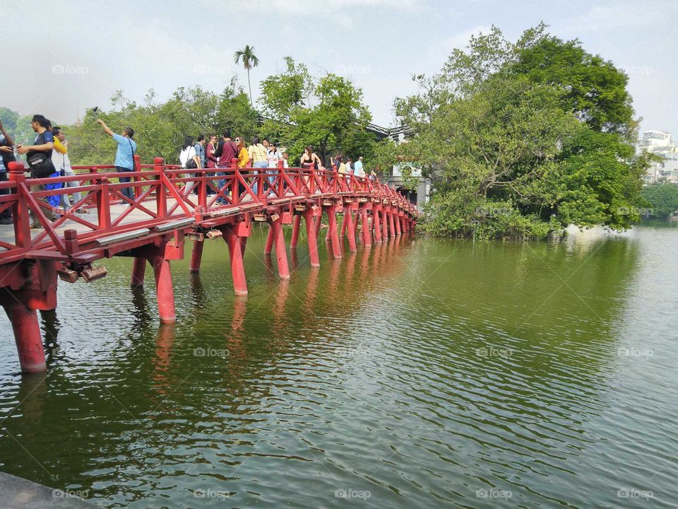 the red bridge