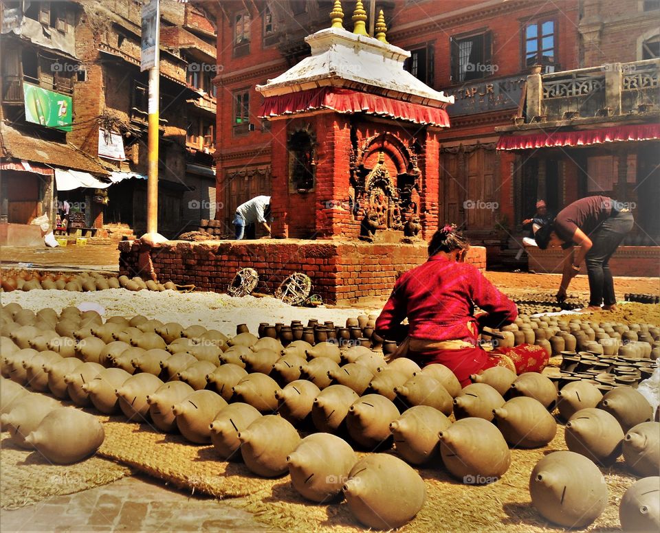 Pottery square Bhaktapur