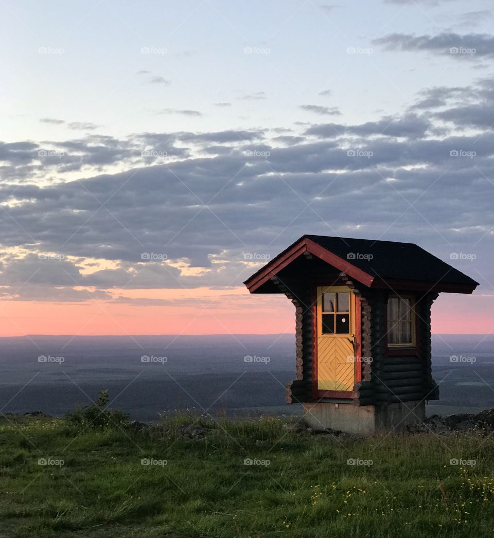 Midnight on the mountain.