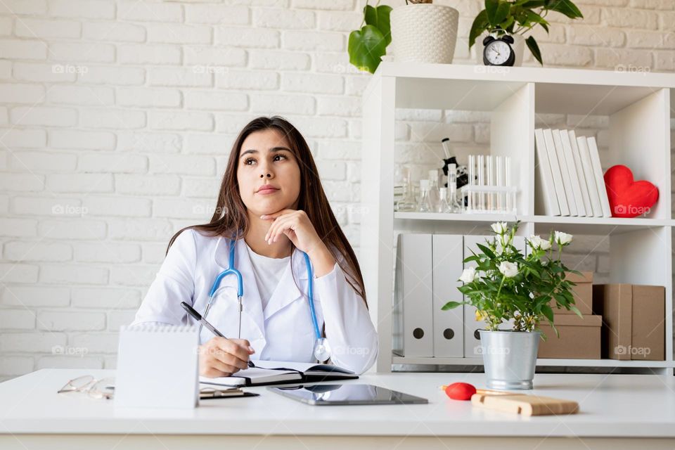 female doctor at workplace