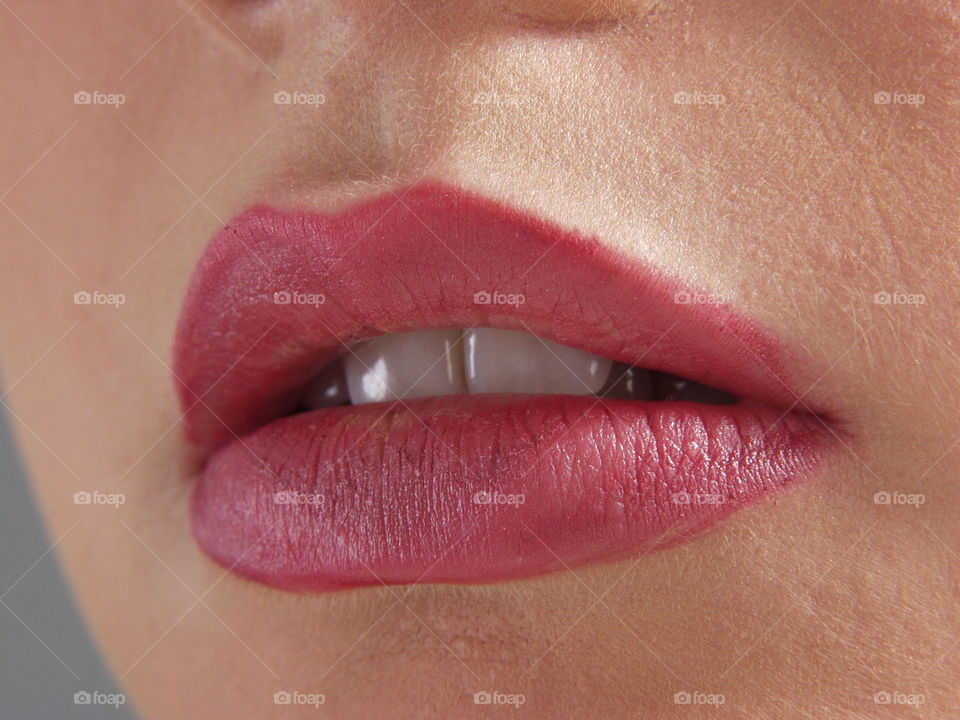 Nose Teeth Lips Women